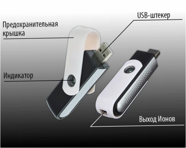 USB-luft jonisator