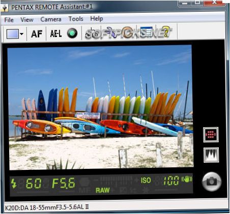 Pentax REMOTE-assistent