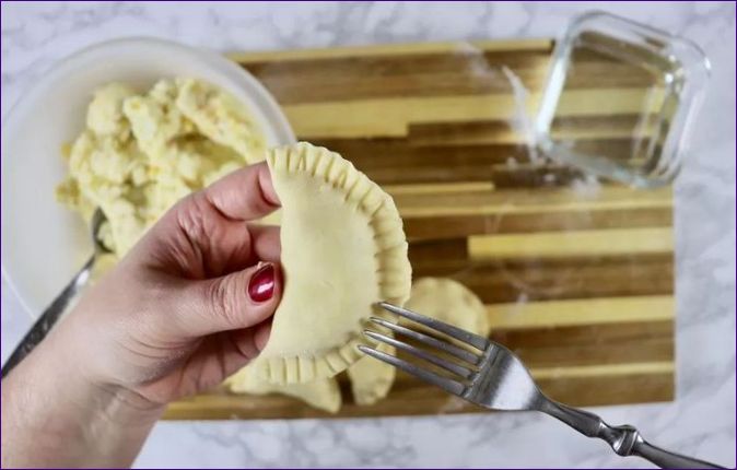 Dumplings med potatis