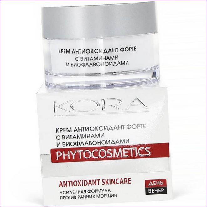 KORA PHYTOCOSMETICS ANSIKTSKRÄM ANTIOXIDANT FORTE MED VITAMINER OCH BIOFLAVONOIDER