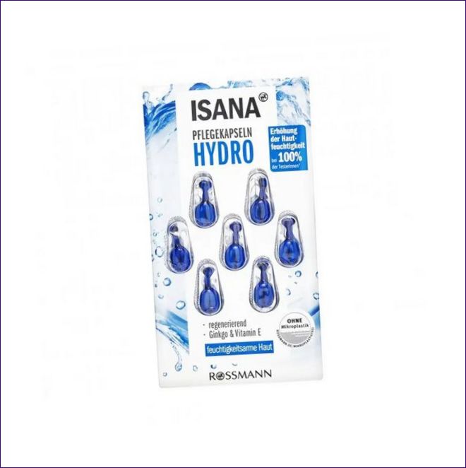 ISANA Moisturizing Facial Concentrate med Ginkgo Biloba och E-vitamin