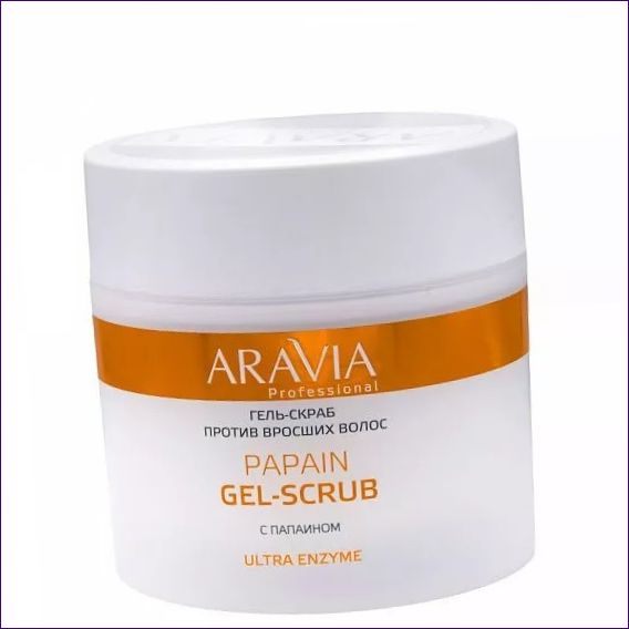 ARAVIA Professional Anti-Grown-Hair Body Scrub Gel Papain