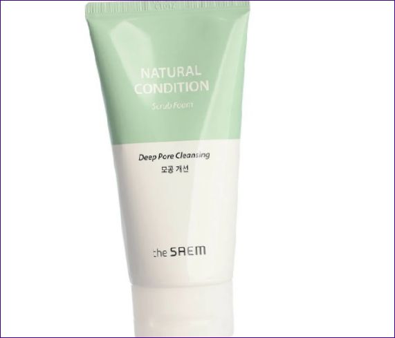 The Saem Natural Condition Scrub Foam Djuprengöring av porerna