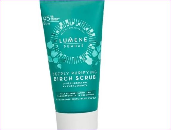 Lumene ansiktsskrubb Puhdas Deeply Purifying Birch Scrub