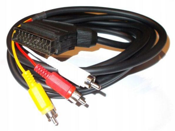 RCA- till SCART-kabel