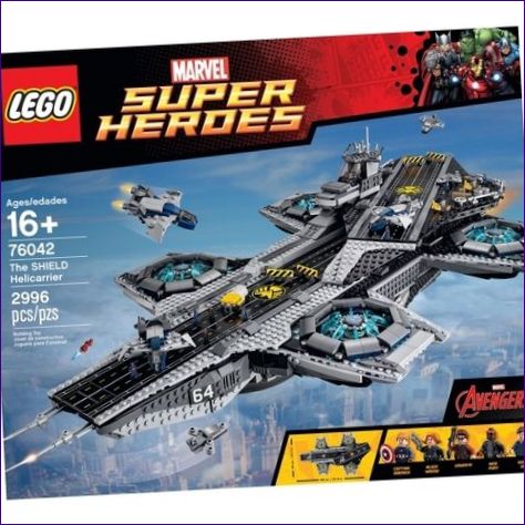 Lego Marvel Super Heroes 76042 bärande helikopter