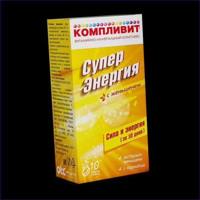 Complivit Super Energy med ginseng