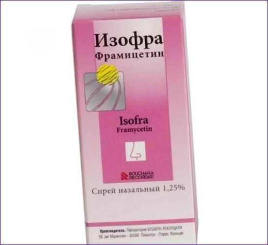 Isofra (Framicetinsulfat 1,25 g = 800000ED)