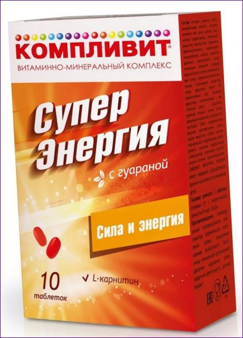 Complivit Super Energy med Guarana + L-karnitin