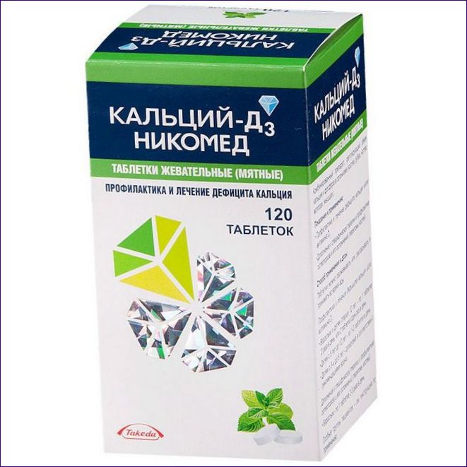 KALCIUM D3 NICOMED (KALCIUMKARBONAT + KOLEKALCIFEROL - VITAMIN D3)