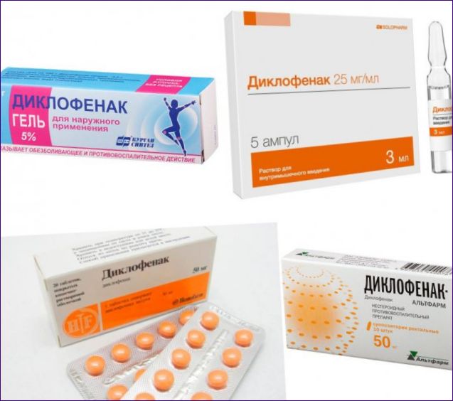 Diklofenak (Diclac, Voltaren, Diclogenes)