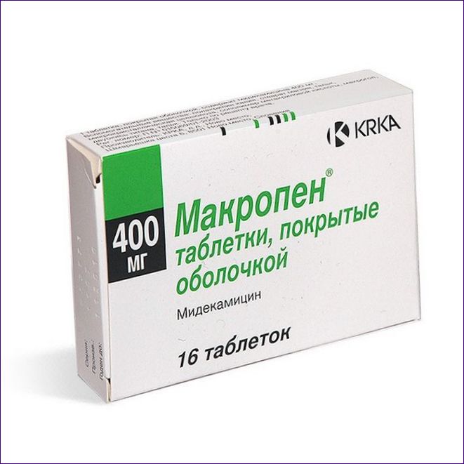 Midecamycin (Macropin)