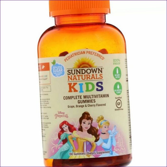 SUNDOWN NATURALS KIDS DISNEY PRINCESSES