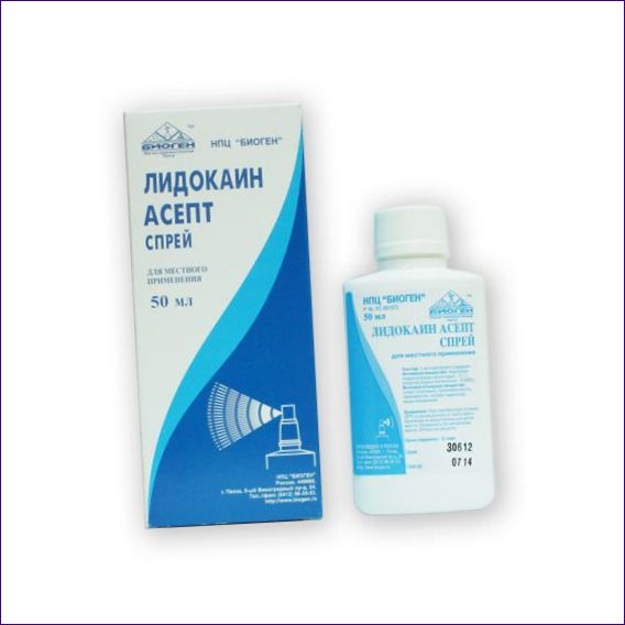 Lidokain asept spray