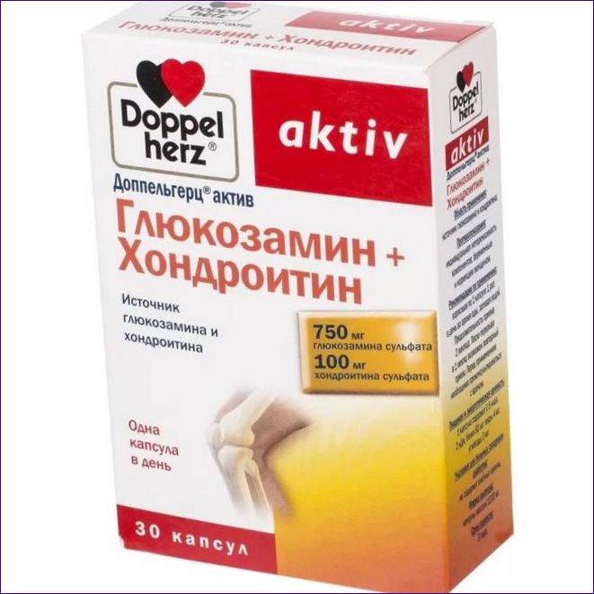 Doppelgerz Activ Glukosamin + kondroitin