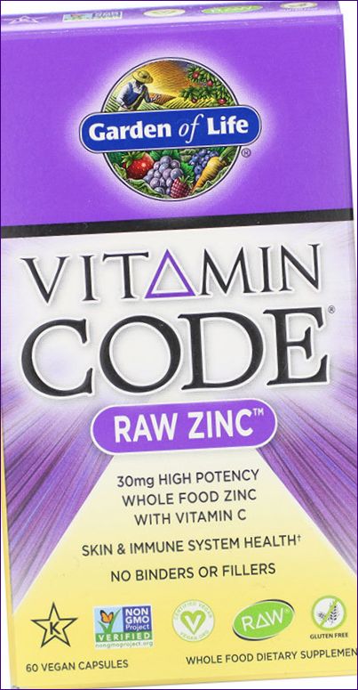 Garden of</p><li></div><p>Fe Vitamin Code, Zink RAW