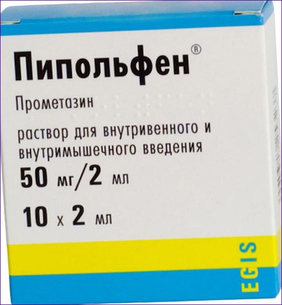 Promethazin (Pipolphene, Diprazine)