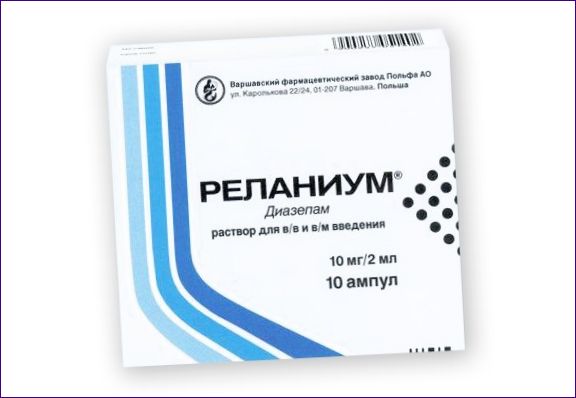 Diazepam (Relanium, Seduxen, Sibasone, Valium)