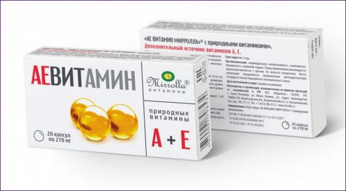 Mirrolla Aevit naturliga vitaminer