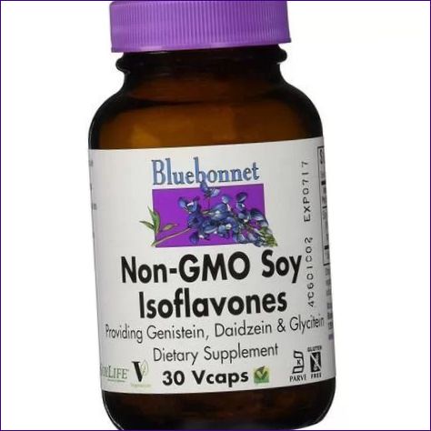 Bluebonnet Nutrition icke-GMO soja isoflavoner