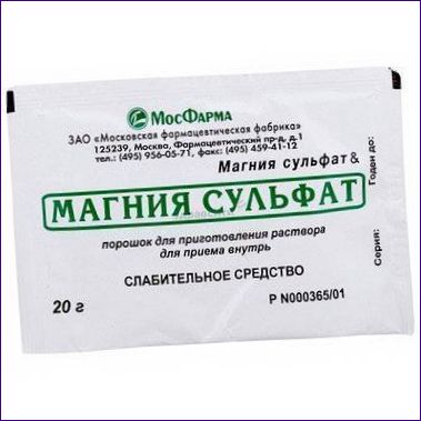 MAGNESIUMSULFAT (MAGNESIA)