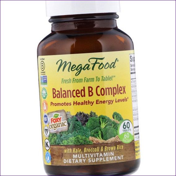 MegaFood Balanserat B-vitaminkomplex