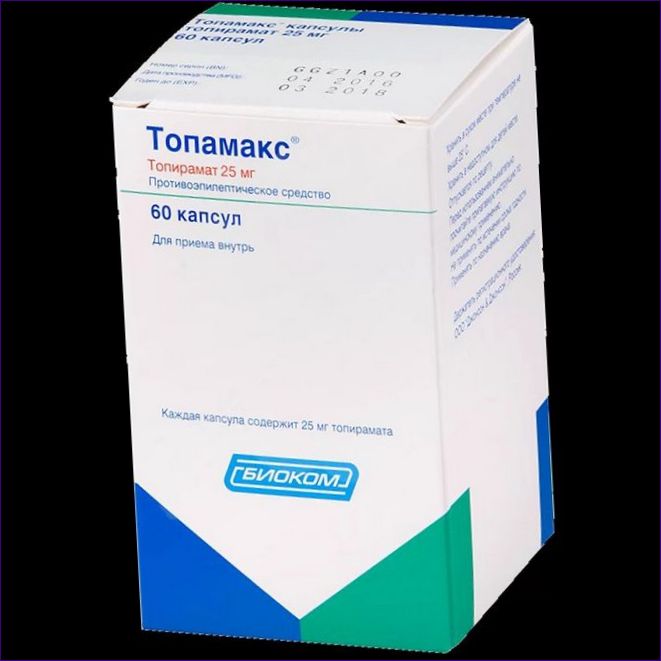 Topiramat (Topamax, Maxitopyr, Topalepsin, Toreal)