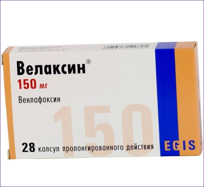 Venlafaxin (Velaxin, Velafax, Venlaxor, Newelong, Ephevelon)