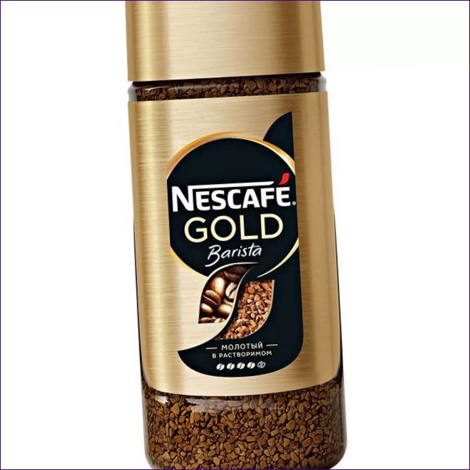 Nescafe Gold Barista snabbkaffe med malet kaffe