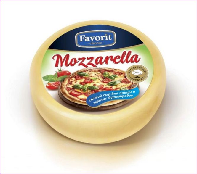 Favoritost Mozzarella för pizza