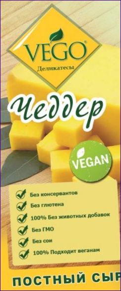 Vego Vegan Lenten Cheddar Cheese, 400gr