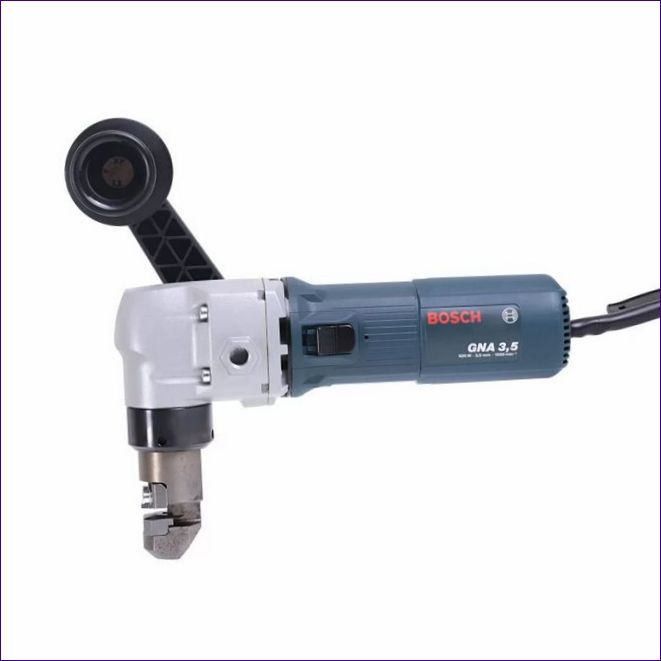 BOSCH nätsax GNA 3,5 klippning, handtag, stans, stans