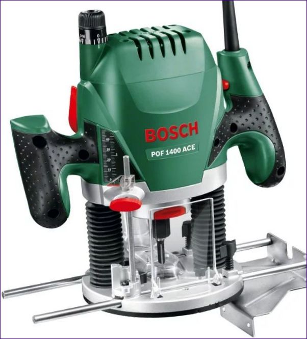 BOSCH POF 1400 ACE + 6 fräsar