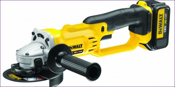 DeWALT DCG412M2 4,0 Ah x2 Case, 18 V, 125 mm