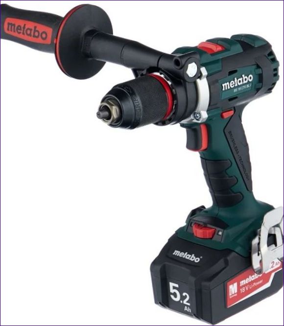 Metabo BS 18 LTX BL I 5.2Ah x2 Case 120 Nm