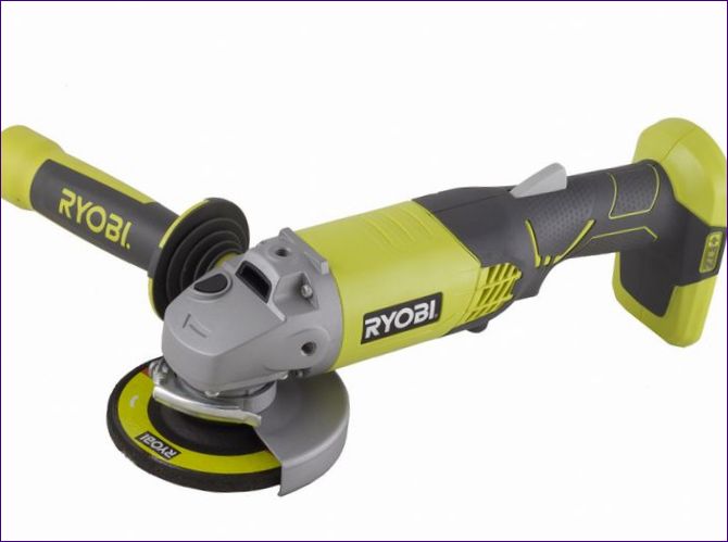 RYOBI R18AG-0, 18 V, 115 mm, RYOBI ONE+ 18V