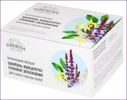 SIBERINA Shampoo Shampoo Shampoo Deep Moisturizing, 55 gr