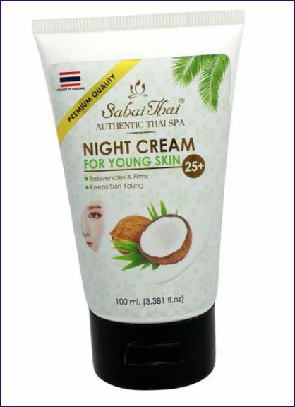 Sabai Thai Night Cream för ung hud Kokosnöt 25+