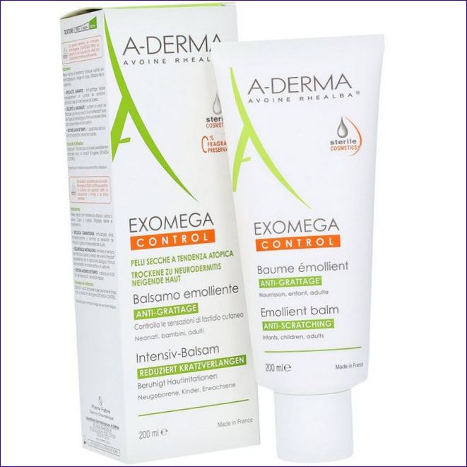 A-derma EXOMEGA Control mjukgörande kräm