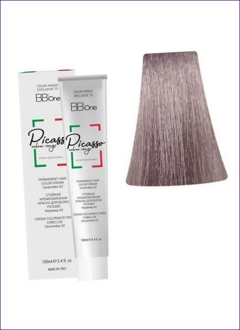 BB One Picasso Colour Range Permanent Cream Dye 12.16 Special Blonde Pink Pearl