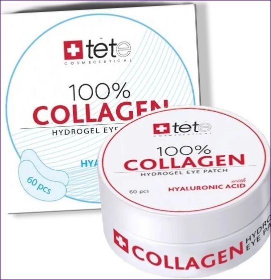 TETe Cosmeceutical 100% kollagen hydrogel ögonlapp