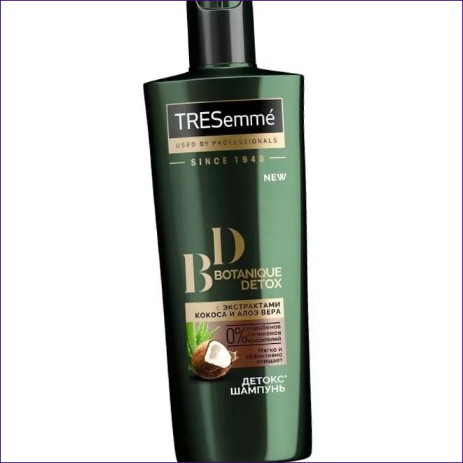 TRESemme Botanique Detox Shampoo med kokosnötsextrakt och Aloe Vera