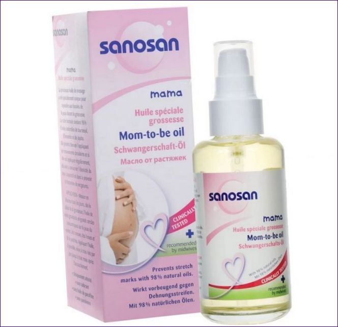 Sanosan Stretch Marks Oil för graviditet