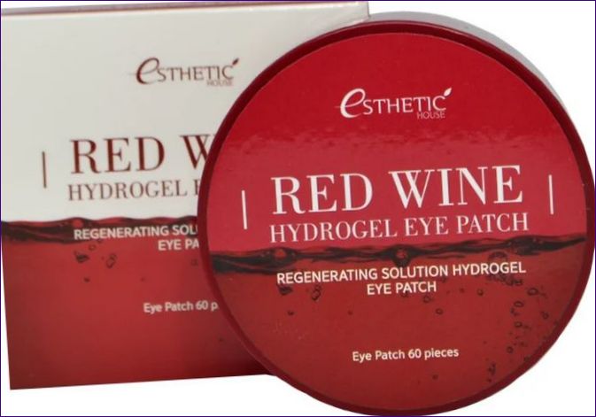 Esthetic House Red Wine Hydrogel Eye Patch