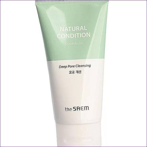 THE SAEM NATURAL CONDITION SCRUB FOAM DJUPT RENGÖRANDE AV PORERNA