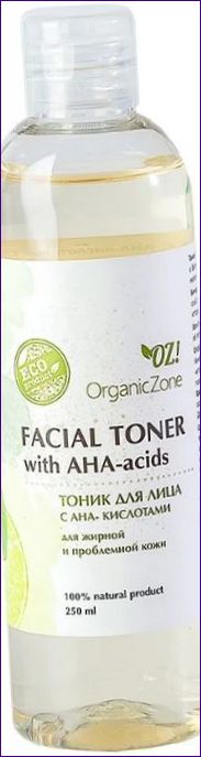 OZ! OrganicZone AHA Facial Toner för fet eller problematisk hud