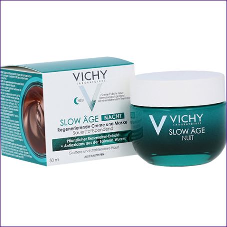 VICHY RENOVATING NATTKRÄM OCH MASK FÖR INTENSIV SYRESÄTTNING AV HUDEN SLOW AGE NUIT