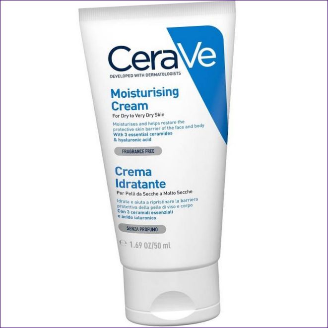 CeraVe Moisturising Cream för torra till mycket torra ansiktet och kroppen