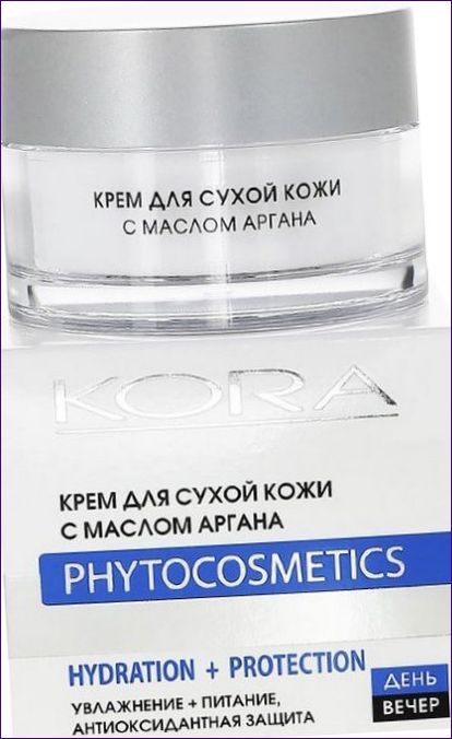 Kora Phytocosmetics för torr hud med arganolja för ansiktet