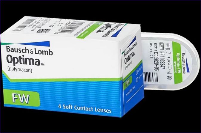 Bausch + Lomb Optima FW kontaktlinser (4 st / 8.7 / -1.75)